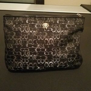 Coach makeup bag